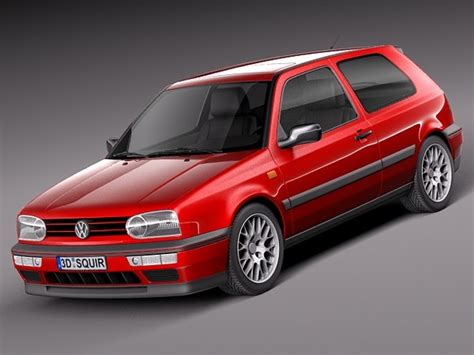 フォルクスワーゲンゴルフMk3 GTi 1991-19973Dモデル - TurboSquid 713410