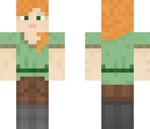 Alex with glasses | Minecraft Skin