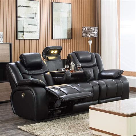 Reclining Sofa Home Theater Seating Power Sofa Theater Recliner ...