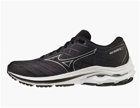 Mizuno Wave Inspire 18 | Mens | Black Silver Ebony