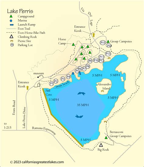 Lake Perris Map