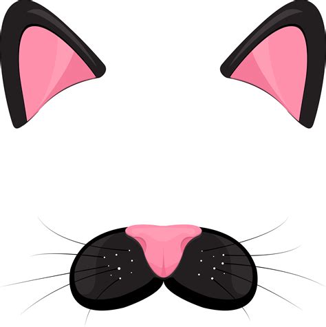 Cat Ears Clipart - Png Download - Full Size Clipart (#15911) - PinClipart