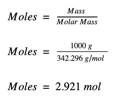 How to Calculate the Number of Moles