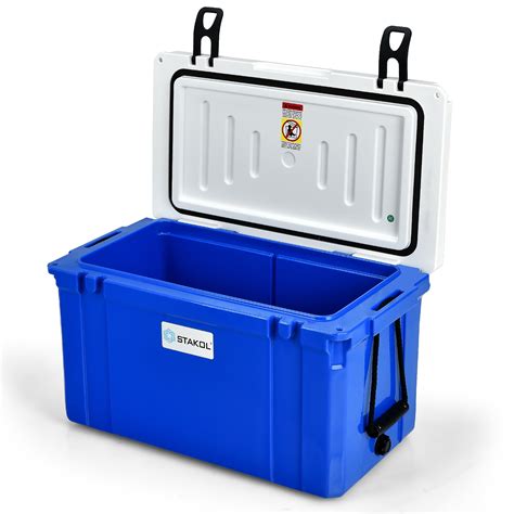 STAKOL 79 Quart Portable Cooler Ice Chest Leak-Proof 100 Cans Ice Box ...