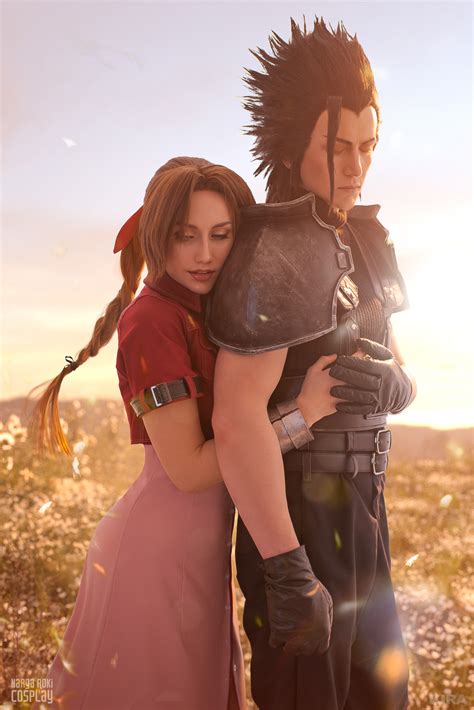 Aerith and Zack - Final Fantasy VII cosplay by Narga-Lifestream on ...