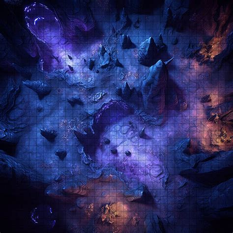 Underdark Cave Battle Map, Dnd Battle Map, D&D, Battlemap, Dungeons and ...