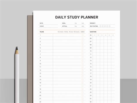 Study Planner Printable, Student Planner, Academic Planner, Student ...