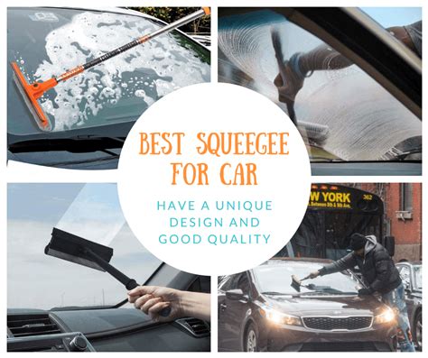 Best Squeegee for Car Windows & Windshield Washing