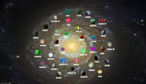 map of many of the planets in the andromeda galaxy by TyMore2000 on ...