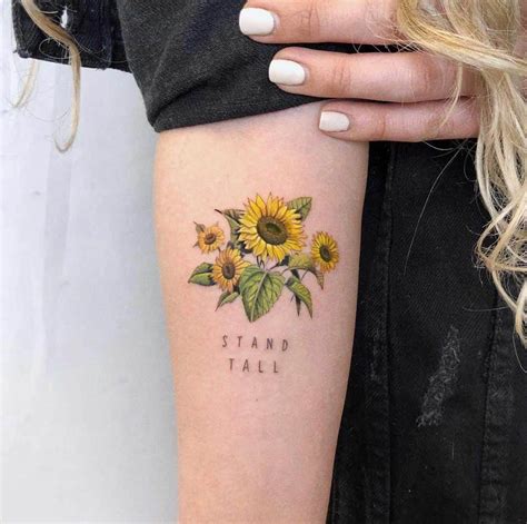 135 Sunflower Tattoo Ideas - [Best Rated Designs in 2020] - Next Luxury