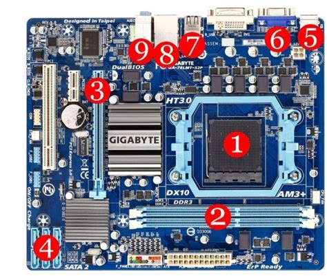 Diagram Of A Typical Motherboard