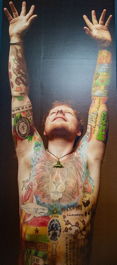 Didn't even know Ed Sheeran had tattoos 🫣 : r/shittytattoos