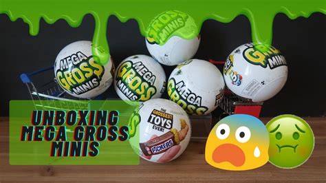 Mega Gross Minis Unboxing 🤢 the grossest mini toys from Mini Brands ...