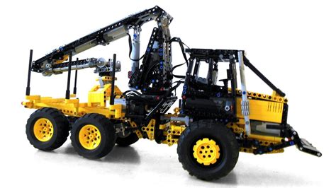 LEGO Technic Forest Equipment - Skidder & Forwarder - YouTube