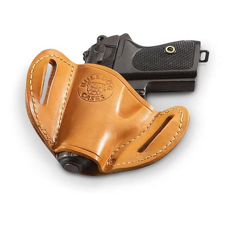 Bulldog Leather Right Handed Belt Slide Holster - 214149, Holsters at ...