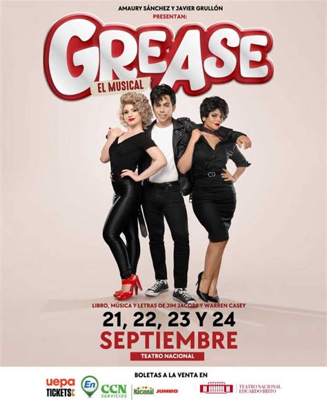 ¡Grease! El musical – Teatro Nacional Eduardo Brito