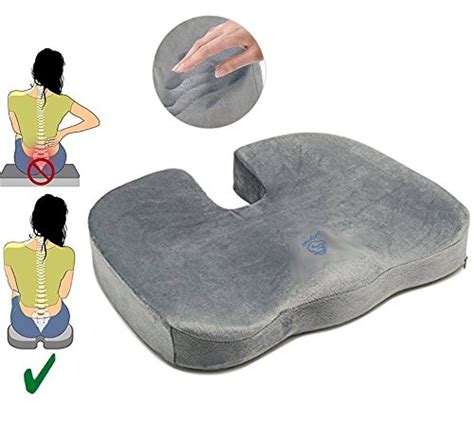 Orthopaedic memory foam sciatica cushion suitable for car and office ...