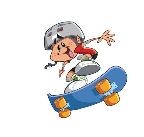 Skateboard Boy Kids Png Transparent Background Free Download 25095 ...