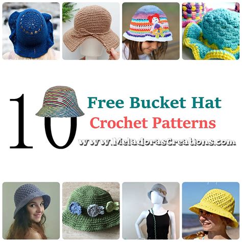 Free Printable Crochet Bucket Hat Pattern - Printable Form, Templates ...