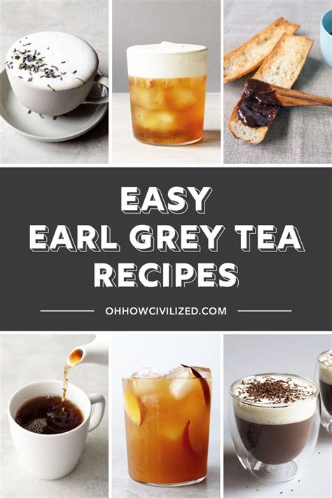 Easy Homemade Tea Treats Made with Earl Grey | Tea recipes, Decadent ...