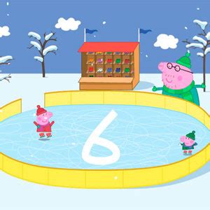 Peppa Pig Ice Skating game play free online