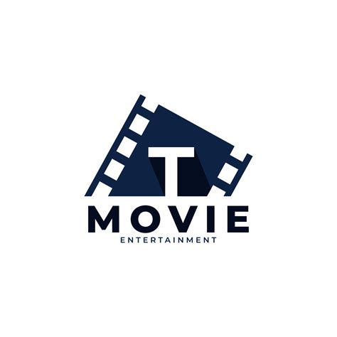 Film Logo. Initial Letter T Movie Logo Design Template Element. Eps10 ...