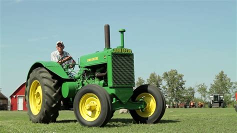 1937 John Deere AR & 1953 John Deere A Vintage Tractors - YouTube