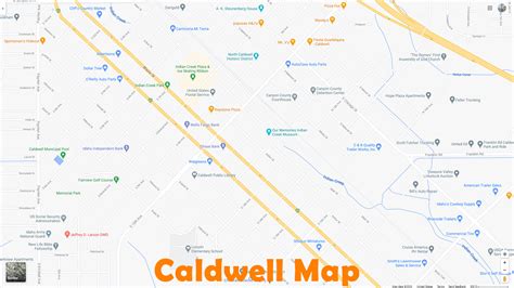 Caldwell, Idaho Map