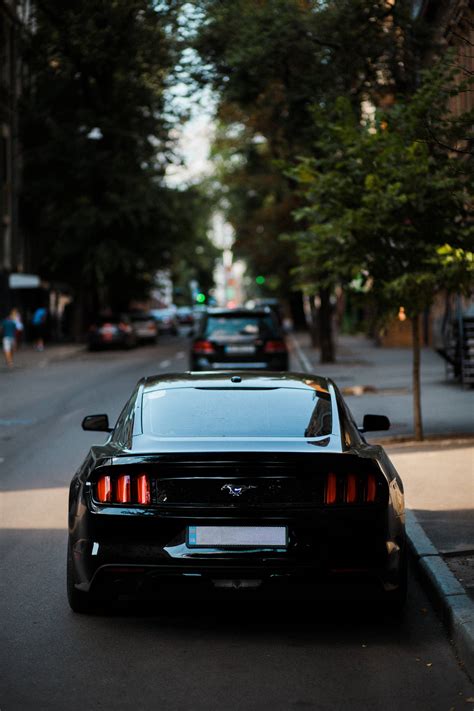 Ford Mustang Black Wallpaper Hd