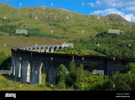 Glenfinnan viaduct made famous by the harry potter film franchise Stock ...