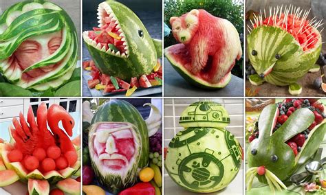 Easy Watermelon Carvings