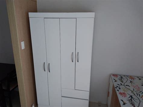 White Wardrobe Cabinet, Furniture & Home Living, Furniture, Shelves ...