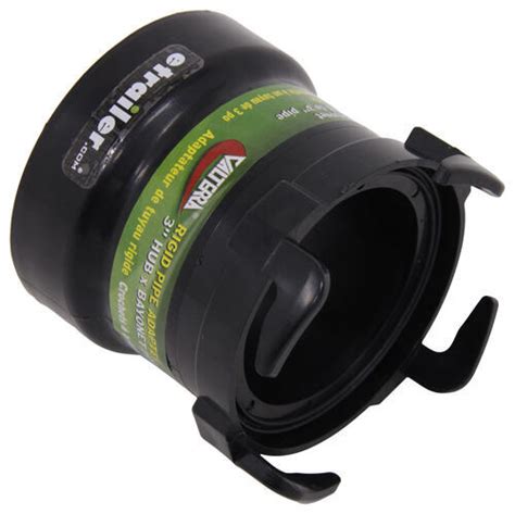 Valterra Rotating Adapter for Rigid RV Sewer Pipe - 3" Hub to 3 ...