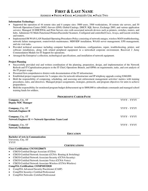 Free Resume Templates For Military To Civilian After You’ve Organized ...