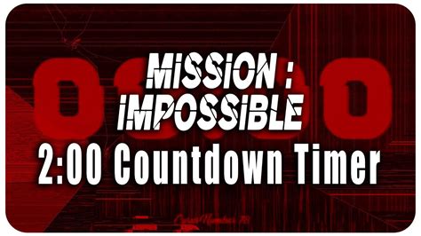 Why Mission Impossible’s Countdown Timer is Genius - YouTube