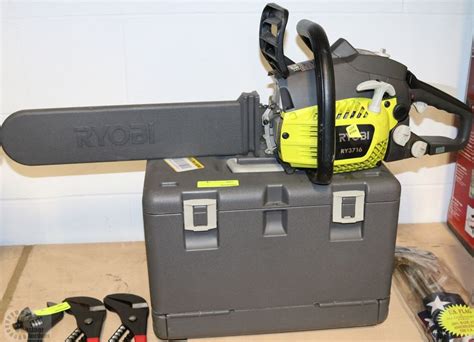 RYOBI RY3716 GAS CHAINSAW WITH CASE ON CHOICE