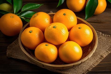 Premium AI Image | jeju orange fruits on the kitchen professional ...