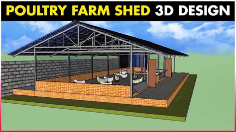 Poultry Farm Shed Design | Poultry Farming Business Plan - YouTube