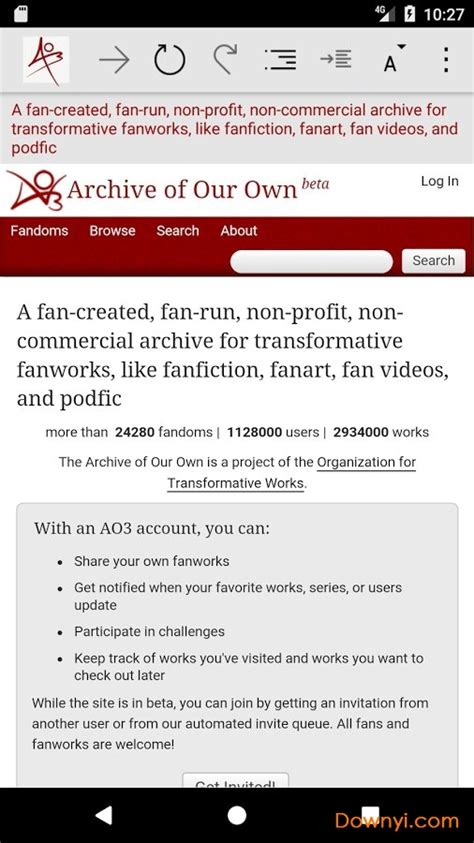 ao3非官方app下载-非官方阅读器ao3下载v1.1.1.7 安卓最新版-当易网