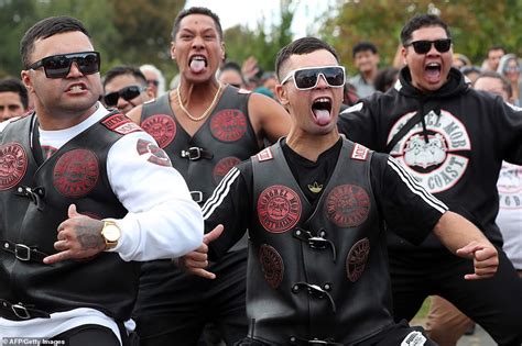 Mongrel Mob performs moving haka outside New Zealand mosque | Daily ...