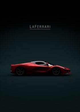 '2013 Ferrari LaFerrari ' Poster by 21 MXM | Displate