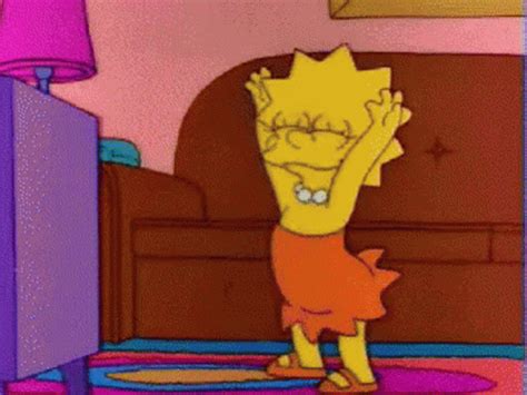 Im So Excited Lisa Simpson GIF – Im So Excited Lisa Simpson The ...