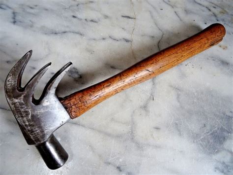 Antique Vintage Unusual TRIPLE CLAW HAMMER | eBay | Antique tools ...