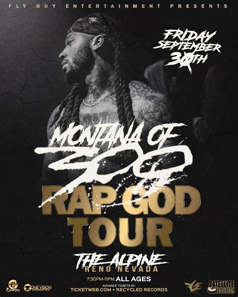 Montana of 300 – RAP GOD TOUR - Record Street Brewing Co.