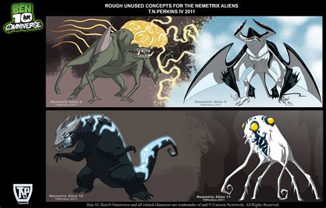 Nemetrix aliens concepts by Tom Perkins #3 : r/Ben10