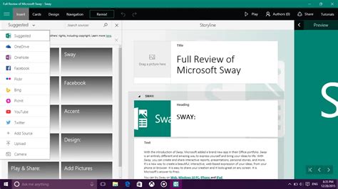 Microsoft Sway : A Powerful Tool to go beyond Presentations