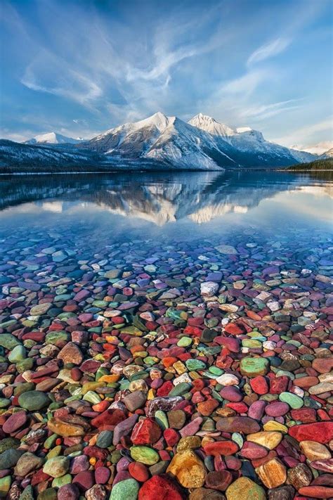 🔥 Rainbow Rocks at Lake Mcdonald, Montana 🔥 : r/EcoNewsNetwork