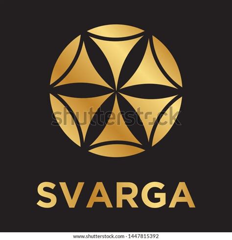 Svarga Ancient Slavic Symbol Represent Heaven: เวกเตอร์สต็อก (ปลอดค่า ...