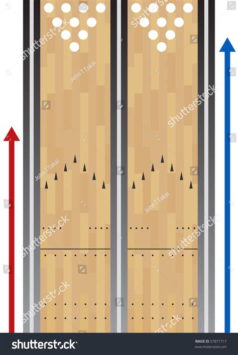 Bowling Lane Chart Stock Illustration 57871717 | Shutterstock