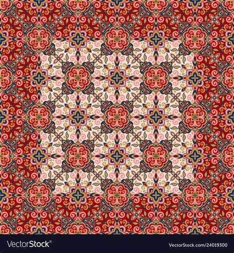 Azulejos tile seamless pattern Royalty Free Vector Image